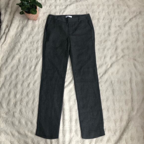 Anine Bing Grey & Black Tuxedo Trouser Pants - Picture 2 of 7